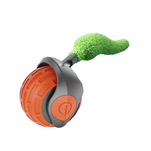 Breeshy Interaktives Katzenspielzeug Neuen Generation für Innenbereich, Intelligenter Interaktiver Katzenspielzeugball, Automatisch Beweglicher Katzenspielzeugball mit Schwanz, Orange Breeshy Interaktives Katzenspielzeug Neuen Generation für Innenbereich, Intelligenter Interaktiver Katzenspielzeugball, Automatisch Beweglicher Katzenspielzeugball mit Schwanz, Orange von Breeshy