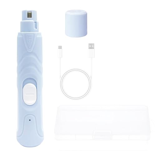 Breeshy Vogelnagelschleifer Vogelschnabelschleifer Schallgedämpfte Papageiennagelfeile mit LED-Lampe Vogelbedarf Geeignet für Wellensittiche von Breeshy