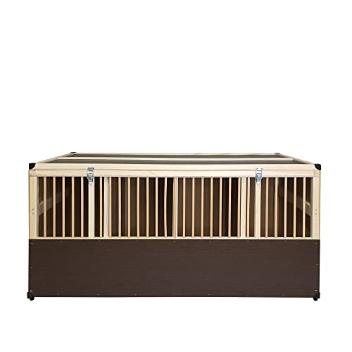 Breker Geflügel - Transportkiste Holz - 4 Abteile - 50er Breker Geflügel - Transportkiste Holz - 4 Abteile - 50er von Breker