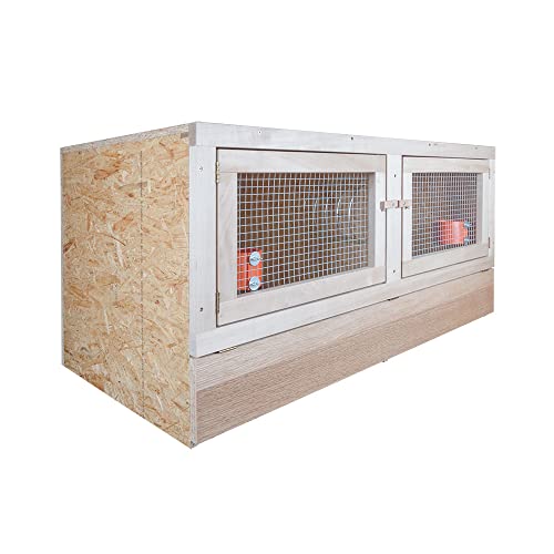Kaninchenstall 2er - 120 x 60 - ohne Bodenrost Kaninchenstall 2er - 120 x 60 - ohne Bodenrost von Breker