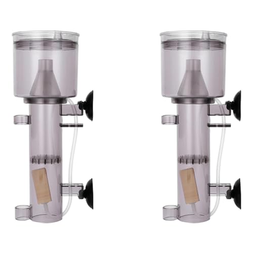 Brensty 2X Fisch Aquarium Protein Skimmer Fisch Aquarium Protein Skimmer Salzwasser Filter Interner Tank Filter für Kleine Korallen Aquarien von Brensty