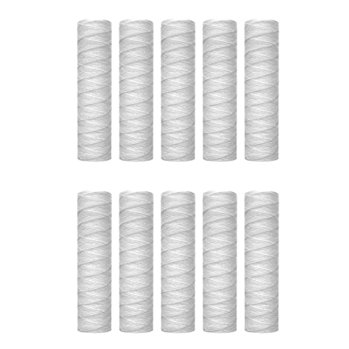 Briaatt 10 Stück 20 Mikrometer 10X2,5 Gewickelter Sediment Wasser Filter, Haus Sediment Filtration, für Einheit Briaatt 10 Stück 20 Mikrometer 10X2,5 Gewickelter Sediment Wasser Filter, Haus Sediment Filtration, für Einheit von Briaatt