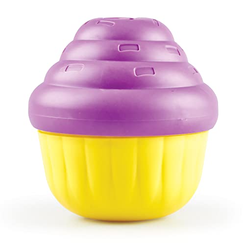 Brightkins Large Cupcake Treat Dispenser Leckerli-Puzzle für Haustiere, interaktives Hundespielzeug, Leckerli-Spender, langsame Fütterung interaktives Spiel, Hundespielzeug für mittlere Hunde, 2 Stück von Brightkins