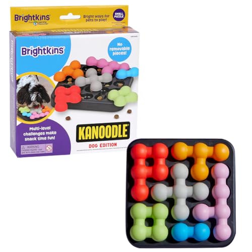 Brightkins Kanoodle Dog Edition Klein, Interaktives Hundespielzeug, Hundepuzzle Spielzeug, Anreicherung Spielzeug für Hunde, Hund Slow Feeder von Brightkins