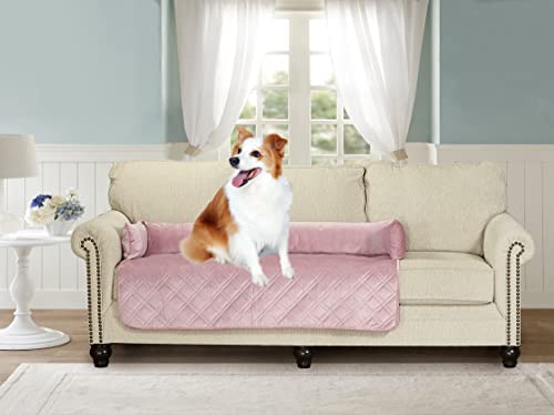 Brilliant Sunshine Premium Rosa Seidiges Samt Haustier Sofa Bett Rutschfest Wasserdicht Waschbar Couchschutz mit Abnehmbare Nackenrolle Kissen Möbelbezüge für Haustiere Hunde Katzen X-Large Rosa Brilliant Sunshine Premium Rosa Seidiges Samt Haustier Sofa Bett Rutschfest Wasserdicht Waschbar Couchschutz mit Abnehmbare Nackenrolle Kissen Möbelbezüge für Haustiere Hunde Katzen X-Large Rosa von Brilliant Sunshine