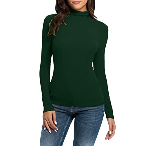Briskorry Damen Langarmshirt Schwarz, Crop Top Y2K, Oberteil Dehnbar Eng T-Shirts Rollkragen Langärmelig Shirts Elegant Y2K Unterziehshirt Klassisch Einfarbiges Streetwear Lounge Briskorry Damen Langarmshirt Schwarz, Crop Top Y2K, Oberteil Dehnbar Eng T-Shirts Rollkragen Langärmelig Shirts Elegant Y2K Unterziehshirt Klassisch Einfarbiges Streetwear Lounge von Briskorry