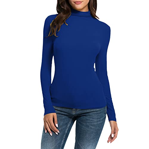 Briskorry Damen Langarmshirt Schwarz, Crop Top Y2K, Oberteil Dehnbar Eng T-Shirts Rollkragen Langärmelig Shirts Elegant Y2K Unterziehshirt Klassisch Einfarbiges Streetwear Lounge Briskorry Damen Langarmshirt Schwarz, Crop Top Y2K, Oberteil Dehnbar Eng T-Shirts Rollkragen Langärmelig Shirts Elegant Y2K Unterziehshirt Klassisch Einfarbiges Streetwear Lounge von Briskorry