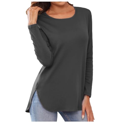 Briskorry Damen Langarmshirt Y2K, Crop Top Y2K, Oberteile Enges Dehnbar T-Shirt Langarm Rundhalsausschnitt Shirts Athletisches Skims Unterziehshirt Einfarbiges Basic Streetwear Casual Briskorry Damen Langarmshirt Y2K, Crop Top Y2K, Oberteile Enges Dehnbar T-Shirt Langarm Rundhalsausschnitt Shirts Athletisches Skims Unterziehshirt Einfarbiges Basic Streetwear Casual von Briskorry