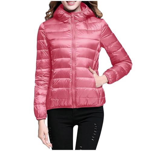 Briskorry Dicke Winterjacke Damen, Dünne Daunenjacke Damen, Steppmantel mit Kapuze Warme Outdoor Jacke Zipper Lange Ärmel Softdaunenjacke Freizeit Übergrößen Skijacke Bequem Parka Teenager Mädchen Briskorry Dicke Winterjacke Damen, Dünne Daunenjacke Damen, Steppmantel mit Kapuze Warme Outdoor Jacke Zipper Lange Ärmel Softdaunenjacke Freizeit Übergrößen Skijacke Bequem Parka Teenager Mädchen von Briskorry