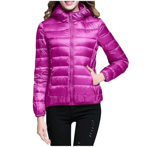 Briskorry Dicke Winterjacke Damen, Dünne Daunenjacke Damen, Steppmantel mit Kapuze Warme Outdoor Jacke Zipper Lange Ärmel Softdaunenjacke Freizeit Übergrößen Skijacke Bequem Parka Teenager Mädchen Briskorry Dicke Winterjacke Damen, Dünne Daunenjacke Damen, Steppmantel mit Kapuze Warme Outdoor Jacke Zipper Lange Ärmel Softdaunenjacke Freizeit Übergrößen Skijacke Bequem Parka Teenager Mädchen von Briskorry