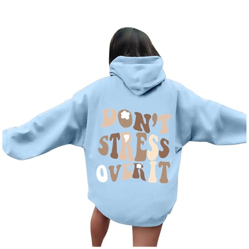 Briskorry Hoodie Oversize Y2K, Kapuzenpullover Damen Weiß, Hooded Lange Ärmel Kappe Kapuzenpulli Casual Entspannt Sweatshirt Gedruckte Modern Winterjacke Training Weich Wintermantel Teenager Mädchen Briskorry Hoodie Oversize Y2K, Kapuzenpullover Damen Weiß, Hooded Lange Ärmel Kappe Kapuzenpulli Casual Entspannt Sweatshirt Gedruckte Modern Winterjacke Training Weich Wintermantel Teenager Mädchen von Briskorry