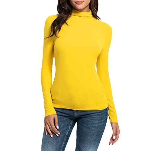 Briskorry Langarmshirt Damen Sport, Crop Top Weiß Langarm, Oberteil Eng Dehnbar T-Shirt Lange Ärmel Hochgeschlossenes Blusen Athletisch Y2K Clean Girl Klamotten Klassisch Einfarbige Streetwear Frauen Briskorry Langarmshirt Damen Sport, Crop Top Weiß Langarm, Oberteil Eng Dehnbar T-Shirt Lange Ärmel Hochgeschlossenes Blusen Athletisch Y2K Clean Girl Klamotten Klassisch Einfarbige Streetwear Frauen von Briskorry