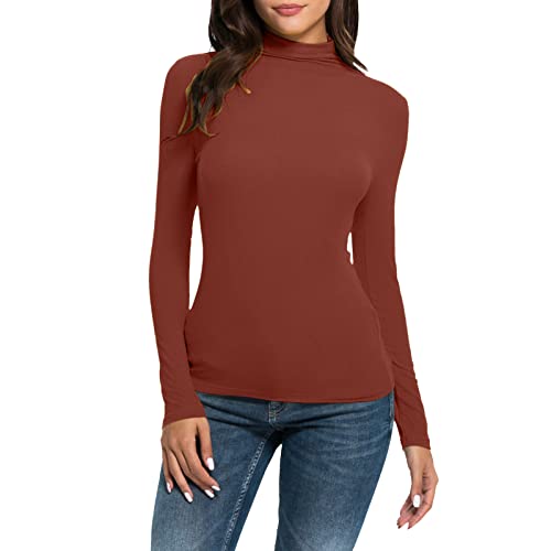 Briskorry Langarmshirt Damen Sport, Crop Top Weiß Langarm, Oberteil Eng Dehnbar T-Shirt Lange Ärmel Hochgeschlossenes Blusen Athletisch Y2K Clean Girl Klamotten Klassisch Einfarbige Streetwear Frauen Briskorry Langarmshirt Damen Sport, Crop Top Weiß Langarm, Oberteil Eng Dehnbar T-Shirt Lange Ärmel Hochgeschlossenes Blusen Athletisch Y2K Clean Girl Klamotten Klassisch Einfarbige Streetwear Frauen von Briskorry