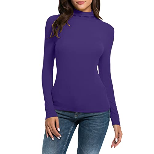 Briskorry Langarmshirt Damen Sport, Crop Top Weiß Langarm, Oberteil Eng Dehnbar T-Shirt Lange Ärmel Hochgeschlossenes Blusen Athletisch Y2K Clean Girl Klamotten Klassisch Einfarbige Streetwear Frauen Briskorry Langarmshirt Damen Sport, Crop Top Weiß Langarm, Oberteil Eng Dehnbar T-Shirt Lange Ärmel Hochgeschlossenes Blusen Athletisch Y2K Clean Girl Klamotten Klassisch Einfarbige Streetwear Frauen von Briskorry