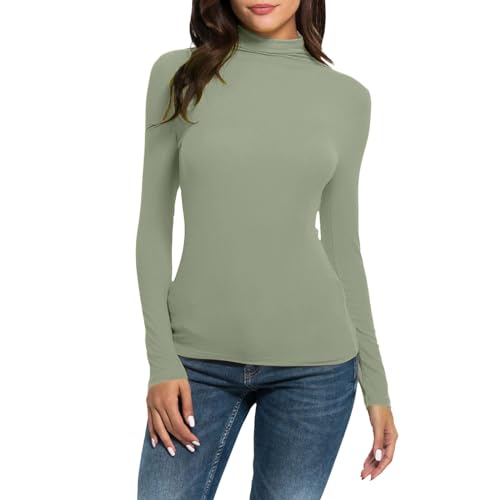 Briskorry Longsleeve Damen Y2K, Crop Tops Y2K, Oberteil Slim Fit Dehnbar T Shirts Hochgeschlossenes Lange Ärmel Tops Y2K Sexy Clean Girl Klamotten Einfarbig Klassische Streetwear Lounge Briskorry Longsleeve Damen Y2K, Crop Tops Y2K, Oberteil Slim Fit Dehnbar T Shirts Hochgeschlossenes Lange Ärmel Tops Y2K Sexy Clean Girl Klamotten Einfarbig Klassische Streetwear Lounge von Briskorry
