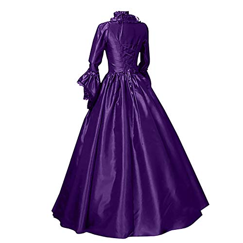 Briskorry Mittelalter Kleid Damen, Weißes Renaissance Kleid, Gothic Kleider Spitze Retro Maxikleid Ausgestellten Ärmeln Gesmokte Taille Partykleider Frabblock Schulterfreies Schnürkleid Party Briskorry Mittelalter Kleid Damen, Weißes Renaissance Kleid, Gothic Kleider Spitze Retro Maxikleid Ausgestellten Ärmeln Gesmokte Taille Partykleider Frabblock Schulterfreies Schnürkleid Party von Briskorry