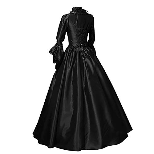 Briskorry Mittelalter Kleid Damen, Weißes Renaissance Kleid, Gothic Kleider Spitze Retro Maxikleid Ausgestellten Ärmeln Gesmokte Taille Partykleider Frabblock Schulterfreies Schnürkleid Party Briskorry Mittelalter Kleid Damen, Weißes Renaissance Kleid, Gothic Kleider Spitze Retro Maxikleid Ausgestellten Ärmeln Gesmokte Taille Partykleider Frabblock Schulterfreies Schnürkleid Party von Briskorry