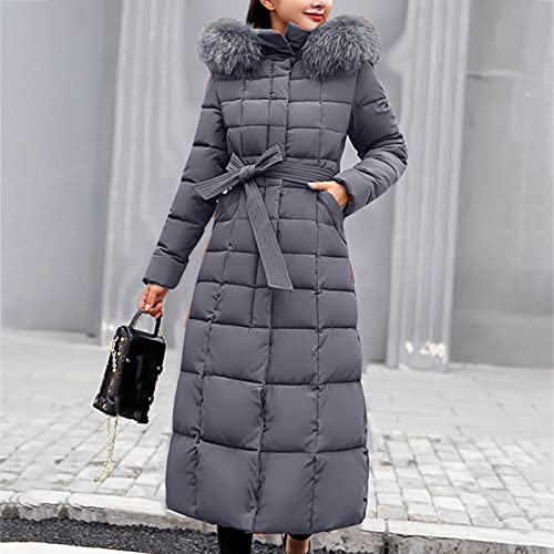 Briskorry Winterjacke Damen Fell, Damen Steppjacke Lang, Steppmantel Wärme mit Kapuzen Freizeitjacke mit Reißverschluss Lange Ärmel Puffer Jacke Casual Grosse Grössen Wachsjacke Mode Jacke Frauen Briskorry Winterjacke Damen Fell, Damen Steppjacke Lang, Steppmantel Wärme mit Kapuzen Freizeitjacke mit Reißverschluss Lange Ärmel Puffer Jacke Casual Grosse Grössen Wachsjacke Mode Jacke Frauen von Briskorry
