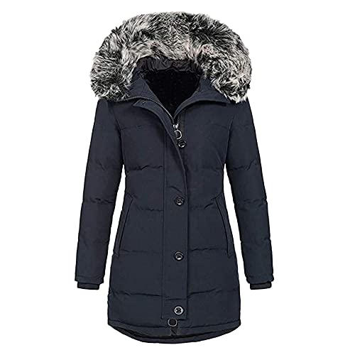 Briskorry Winterjacke Damen Fell, Daunenjacke Damen, Daunenmantel mit Kapuzen Warm Wintermäntel mit Reißverschluss Langarm Softdaunenjacke Lässige Übergrößen Sweatjacke Bequem Jacken Winter Briskorry Winterjacke Damen Fell, Daunenjacke Damen, Daunenmantel mit Kapuzen Warm Wintermäntel mit Reißverschluss Langarm Softdaunenjacke Lässige Übergrößen Sweatjacke Bequem Jacken Winter von Briskorry