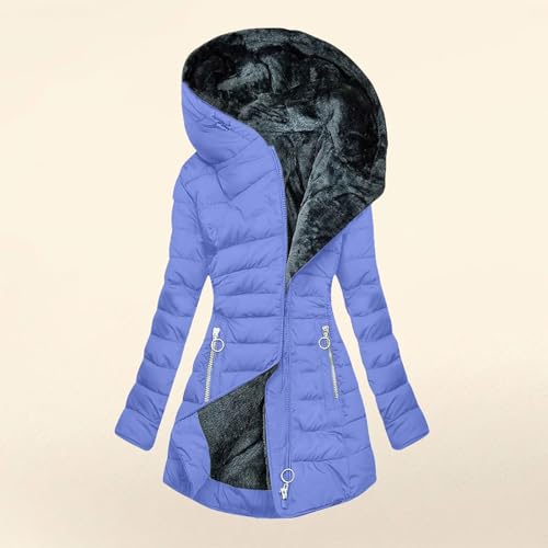 Briskorry Winterjacke Damen Warm Gefüttert, Daunenjacke Damen Winter, Outdoorjacke Warm mit Kapuze Windjacke Lange Ärmel Zipper Puffer Mantel Lässige Übergrößen Fahrradjacke Elegante Outwear Frauen Briskorry Winterjacke Damen Warm Gefüttert, Daunenjacke Damen Winter, Outdoorjacke Warm mit Kapuze Windjacke Lange Ärmel Zipper Puffer Mantel Lässige Übergrößen Fahrradjacke Elegante Outwear Frauen von Briskorry