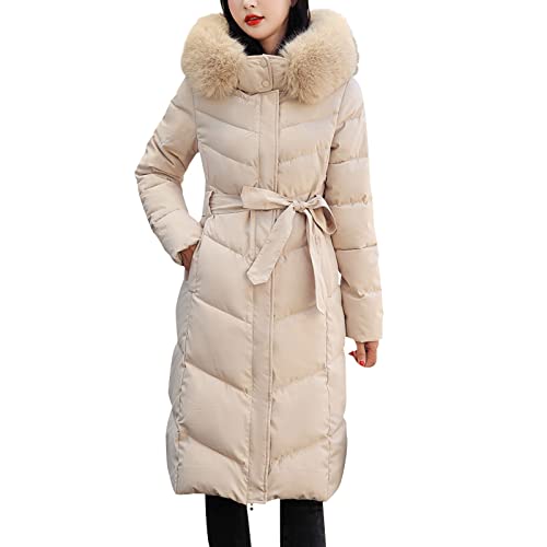 Briskorry Winterjacke Lang Damen, Steppjacke Damen Winter, Übergangsjacke mit Kapuzen Wärme Windbreaker Lange Ärmel mit Reißverschluss Puffer Jacket Lose Oversized Sportjacke Elegante Mäntel Outdoor Briskorry Winterjacke Lang Damen, Steppjacke Damen Winter, Übergangsjacke mit Kapuzen Wärme Windbreaker Lange Ärmel mit Reißverschluss Puffer Jacket Lose Oversized Sportjacke Elegante Mäntel Outdoor von Briskorry