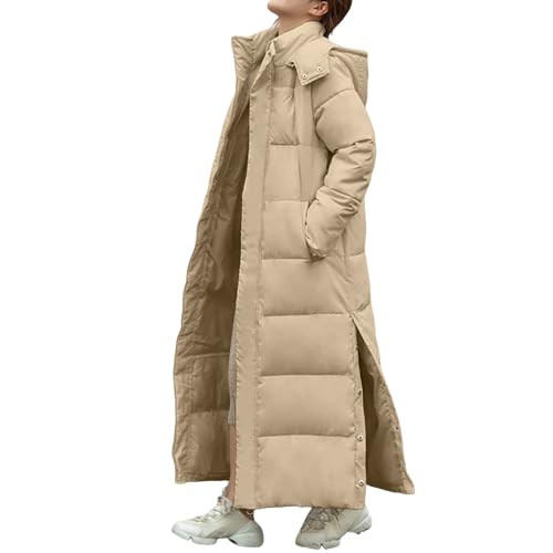 Briskorry Wintermantel Damen Warm, Daunenjacke Damen Lang, Übergangsjacke Wärme mit Kapuzen Outdoor Jacke Zipper Lange Ärmel Puffer Jacket Casual Übergrößen Wachsjacke Mode Coat Teenager Mädchen Briskorry Wintermantel Damen Warm, Daunenjacke Damen Lang, Übergangsjacke Wärme mit Kapuzen Outdoor Jacke Zipper Lange Ärmel Puffer Jacket Casual Übergrößen Wachsjacke Mode Coat Teenager Mädchen von Briskorry