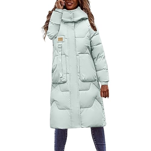 Briskorry Wintermantel Mädchen, Daunenjacke Damen Lang, Outdoorjacke mit Kapuze Warme Freizeitjacke Zipper Lange Ärmel Pufferjacken Lose Große Größen Fleecejacke Elegant Damenjacken Winter Briskorry Wintermantel Mädchen, Daunenjacke Damen Lang, Outdoorjacke mit Kapuze Warme Freizeitjacke Zipper Lange Ärmel Pufferjacken Lose Große Größen Fleecejacke Elegant Damenjacken Winter von Briskorry