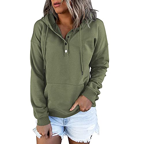 Briskorry Y2K Hoodie Baggy, Kapuzenpullover Damen Grün, Hoody Langärmliges Kapuzen Kapuzensweat Loose Lässig Pullover Klassisch Solid Hooded Jacket Weich Fitness Damen-Oberteile Herbst Winter Briskorry Y2K Hoodie Baggy, Kapuzenpullover Damen Grün, Hoody Langärmliges Kapuzen Kapuzensweat Loose Lässig Pullover Klassisch Solid Hooded Jacket Weich Fitness Damen-Oberteile Herbst Winter von Briskorry