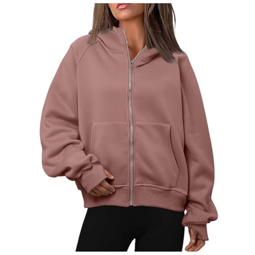 Briskorry Zip Up Hoodie, Kapuzenpullover Damen Weiß, Hoody Kapuzen Langen Ärmeln Kapuzenpulli Lockere Lässiges Pulli Solide Klassisch Strickjacke Sport Weich Tunika Herbst Winter Briskorry Zip Up Hoodie, Kapuzenpullover Damen Weiß, Hoody Kapuzen Langen Ärmeln Kapuzenpulli Lockere Lässiges Pulli Solide Klassisch Strickjacke Sport Weich Tunika Herbst Winter von Briskorry