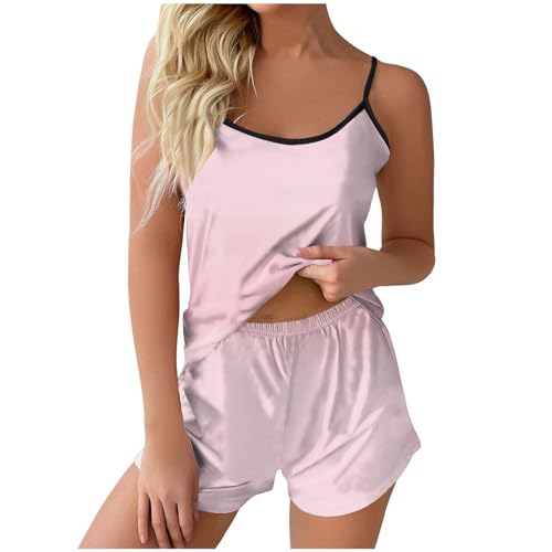 Damen Pyjama Kurz, Schlafanzug Damen Sommer, Pyjamas Set Zweiteiliges Shorty Nachtwäsche Set V-Ausschnit Reizvolle Camisole Sleepshirt und Schlafshorts Sleepwear Casual Negligé Gradient Halloween Damen Pyjama Kurz, Schlafanzug Damen Sommer, Pyjamas Set Zweiteiliges Shorty Nachtwäsche Set V-Ausschnit Reizvolle Camisole Sleepshirt und Schlafshorts Sleepwear Casual Negligé Gradient Halloween von Briskorry