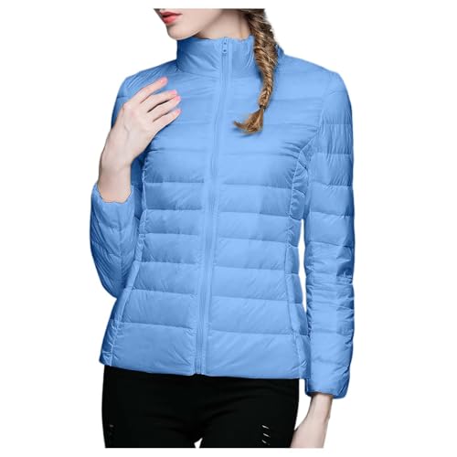 Leichte Winterjacke Damen, Damen Steppjacke Übergang, Übergangsjacke Stehkragen Wärme Freizeitjacke Lange Ärmel Zipper Leichtsteppjacke Casual Übergrößen Skijacke Bequem Oberbekleidung Frauen Leichte Winterjacke Damen, Damen Steppjacke Übergang, Übergangsjacke Stehkragen Wärme Freizeitjacke Lange Ärmel Zipper Leichtsteppjacke Casual Übergrößen Skijacke Bequem Oberbekleidung Frauen von Briskorry