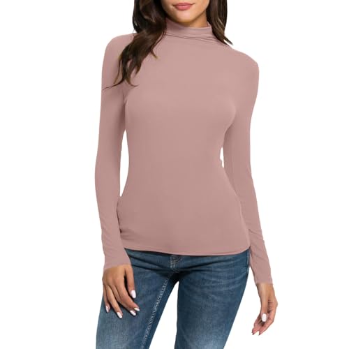 Long Sleeve Top Women, Crop Top Langarm Sexy, Oberteile Enges Dehnbar Tshirt Rollkragen Langärmliges Shirts Aesthetic Y2K Stockholm Style Clothes Solid Klassische Streetwear Teenager Mädchen Long Sleeve Top Women, Crop Top Langarm Sexy, Oberteile Enges Dehnbar Tshirt Rollkragen Langärmliges Shirts Aesthetic Y2K Stockholm Style Clothes Solid Klassische Streetwear Teenager Mädchen von Briskorry