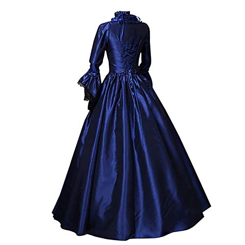 Mittelalter Kleidung Damen, Renaissance Kleid Damen Lang, Gothic Kleid Spitze Retro Maxikleider Ausgestellten Ärmeln Gesmokte Taille Partykleid Off Shoulder Frabblock Karneval Kostüm Mittelalterliche Mittelalter Kleidung Damen, Renaissance Kleid Damen Lang, Gothic Kleid Spitze Retro Maxikleider Ausgestellten Ärmeln Gesmokte Taille Partykleid Off Shoulder Frabblock Karneval Kostüm Mittelalterliche von Briskorry