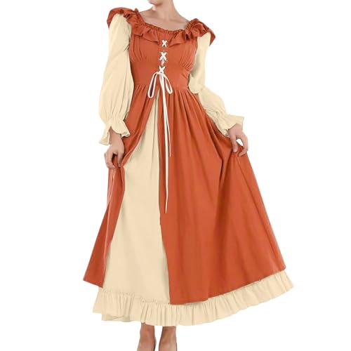 Mittelalter Kostüm Damen, Renaissance Kleid Damen Grün, Gothic Kleider Retro Spitze Maxikleid Ausgestellten Ärmeln Gebunden Taille Partykleider Schulterfrei Frabblock Hexenkleid Mittelalterliche Mittelalter Kostüm Damen, Renaissance Kleid Damen Grün, Gothic Kleider Retro Spitze Maxikleid Ausgestellten Ärmeln Gebunden Taille Partykleider Schulterfrei Frabblock Hexenkleid Mittelalterliche von Briskorry