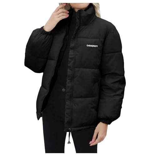 Winterjacke Damen Puffer, Steppjacke Damen Übergangsjacke, Steppmantel Rollkragen Warm Outdoor Jacken Lange Ärmel Zipper Steppparka Baggy Grosse Grössen Fleecejacke Elegant Damen-Jacken Winter Winterjacke Damen Puffer, Steppjacke Damen Übergangsjacke, Steppmantel Rollkragen Warm Outdoor Jacken Lange Ärmel Zipper Steppparka Baggy Grosse Grössen Fleecejacke Elegant Damen-Jacken Winter von Briskorry