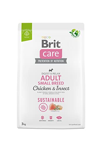 BRIT Care Dog Sustainable Adult Small Breed Chicken & Insect - dry dog food - 3 kg BRIT Care Dog Sustainable Adult Small Breed Chicken & Insect - dry dog food - 3 kg von Brit Care