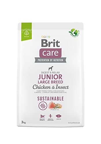 BRIT Care Dog Sustainable Junior Large Breed Chicken & Insect - Dry Dog Food - 3 kg BRIT Care Dog Sustainable Junior Large Breed Chicken & Insect - Dry Dog Food - 3 kg von Brit Care