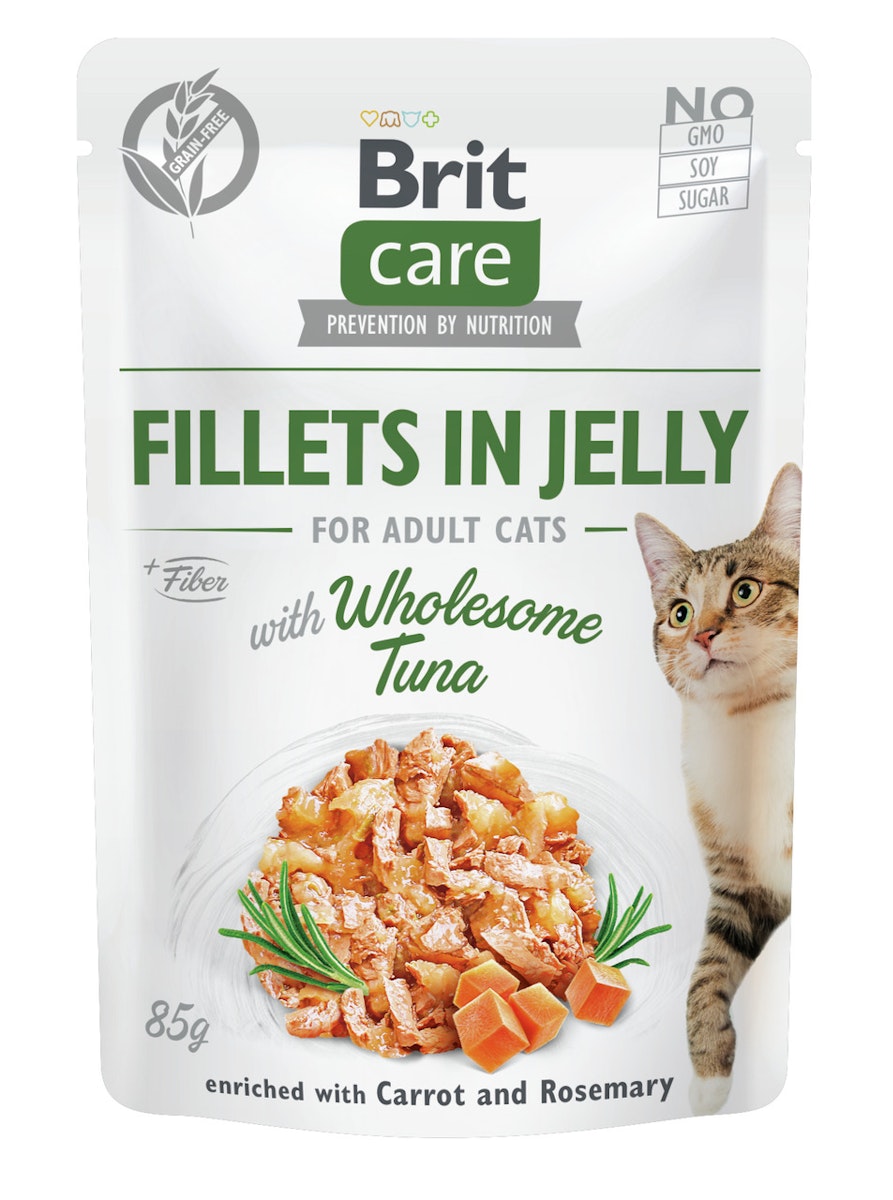 Brit Care Fillets in Jelly 85 Gramm Katzennassfutter von Brit Care