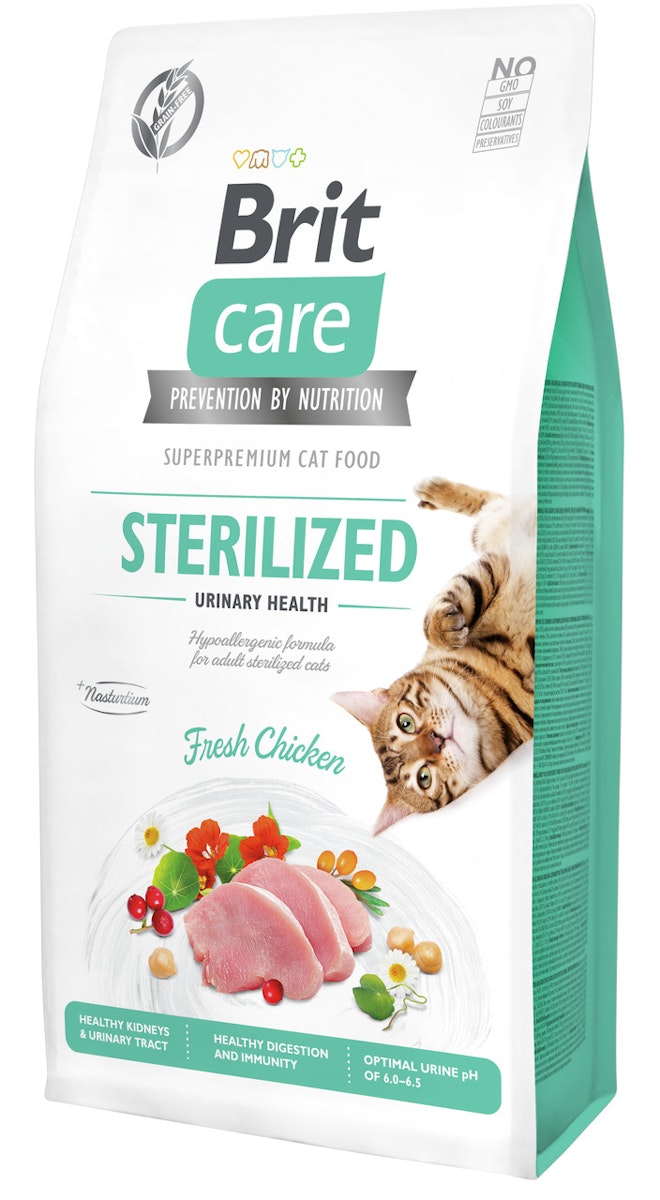 Brit Care Fresh Chicken getreidefrei Sterilized Katzentrockenfutter von Brit Care