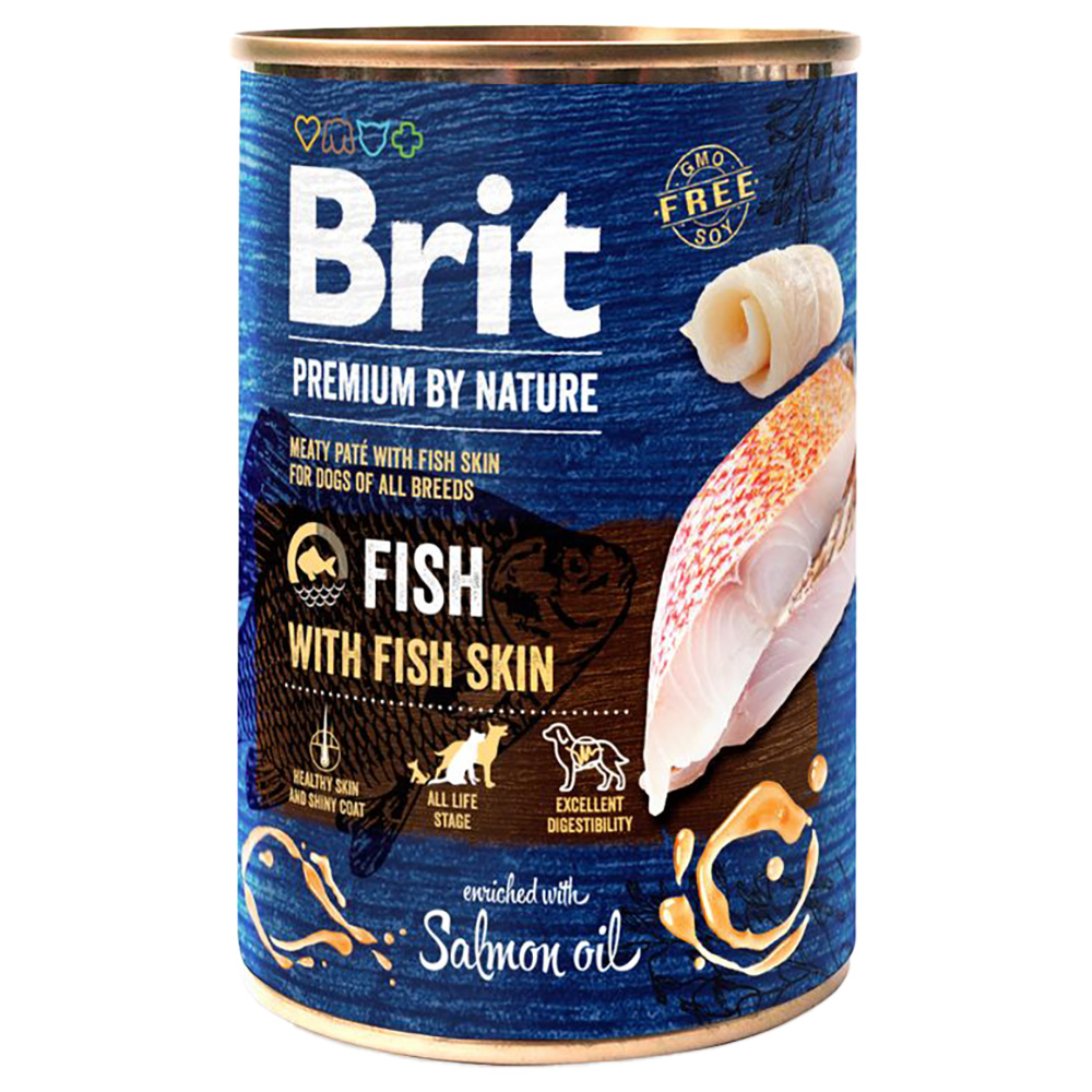 Brit Premium by Nature 6 x 400 g - Fisch mit Fischhaut Brit Premium by Nature 6 x 400 g - Fisch mit Fischhaut von Brit Premium