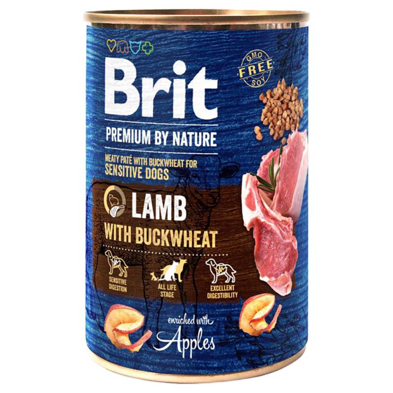 Brit Premium by Nature 6 x 400 g - Lamm mit Buchweizen Brit Premium by Nature 6 x 400 g - Lamm mit Buchweizen von Brit Premium