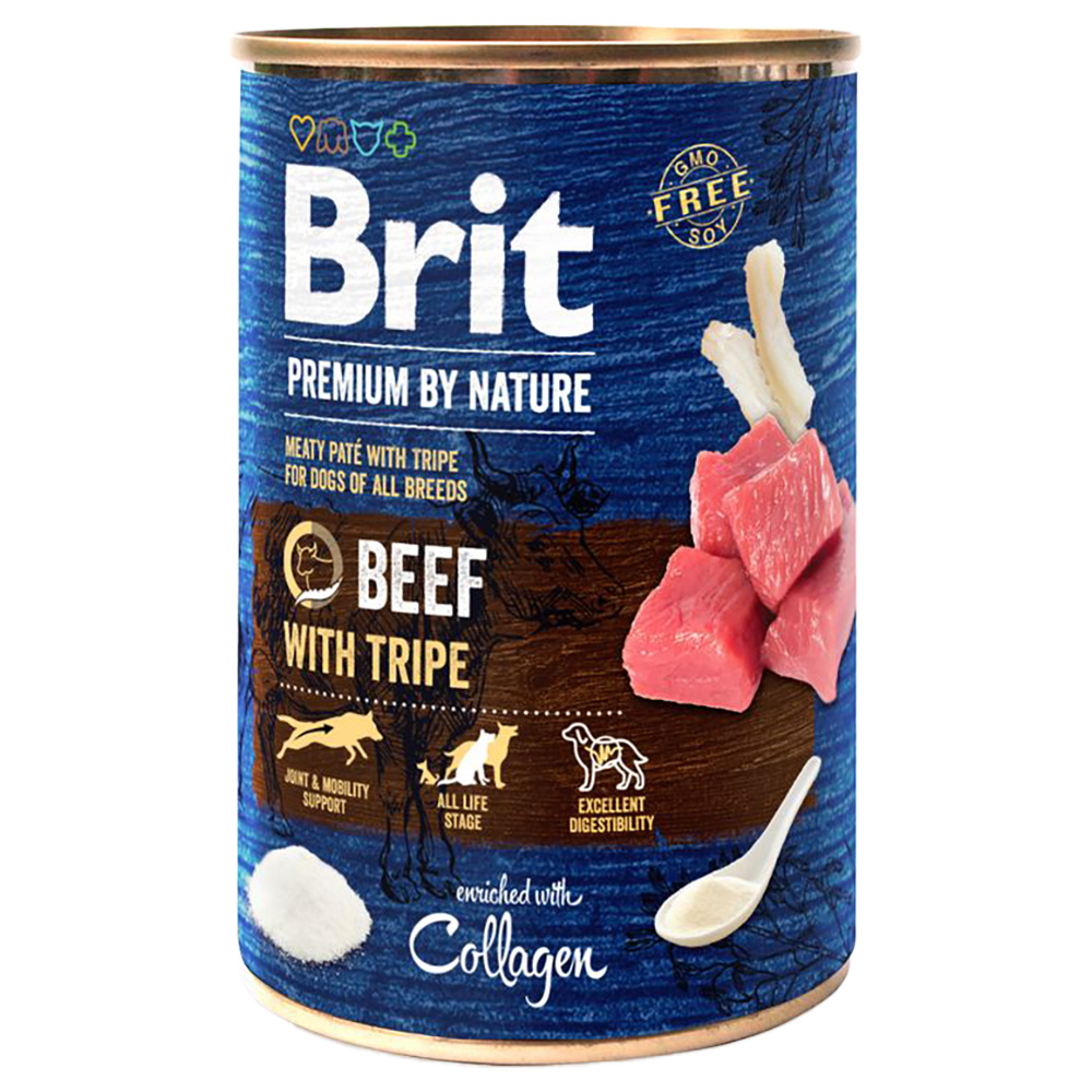 Brit Premium by Nature 6 x 400 g - Rind mit Pansen Brit Premium by Nature 6 x 400 g - Rind mit Pansen von Brit Premium