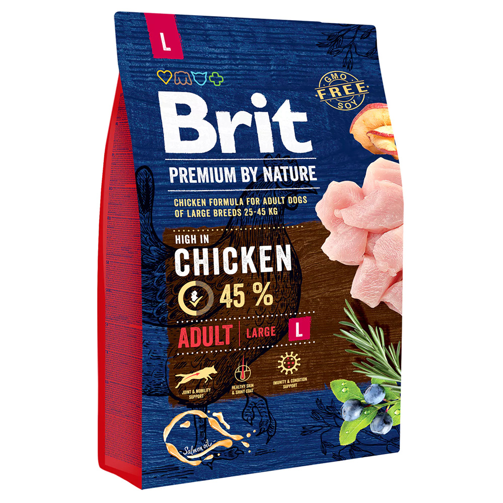 Brit Premium by Nature Adult Large Breed mit Huhn - 3 kg von Brit Premium