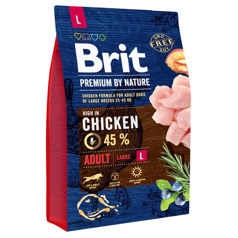 Brit Premium by Nature Adult Large Breed mit Huhn - 3 kg von Brit Premium