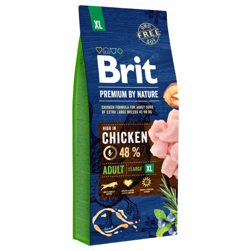 Brit Premium by Nature Adult XL mit Huhn - 15 kg von Brit Premium