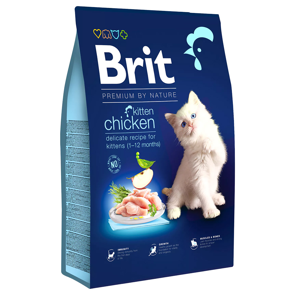Brit Premium by Nature Cat Kitten Huhn - 8 kg Brit Premium by Nature Cat Kitten Huhn - 8 kg von Brit Premium