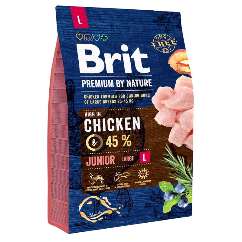 Brit Premium by Nature Junior Large Breed mit Huhn - 3 kg von Brit Premium