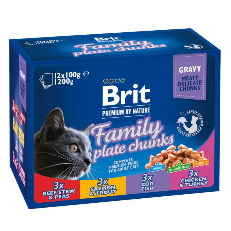 Sparpaket Brit Premium Cat 48 x 100 g - Sterilised Plate Sparpaket Brit Premium Cat 48 x 100 g - Sterilised Plate von Brit Premium