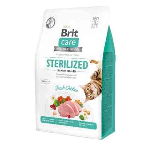 BRIT Care Grain Free Sterilized Urinary Health mit Huhn 0,4 kg von Brit