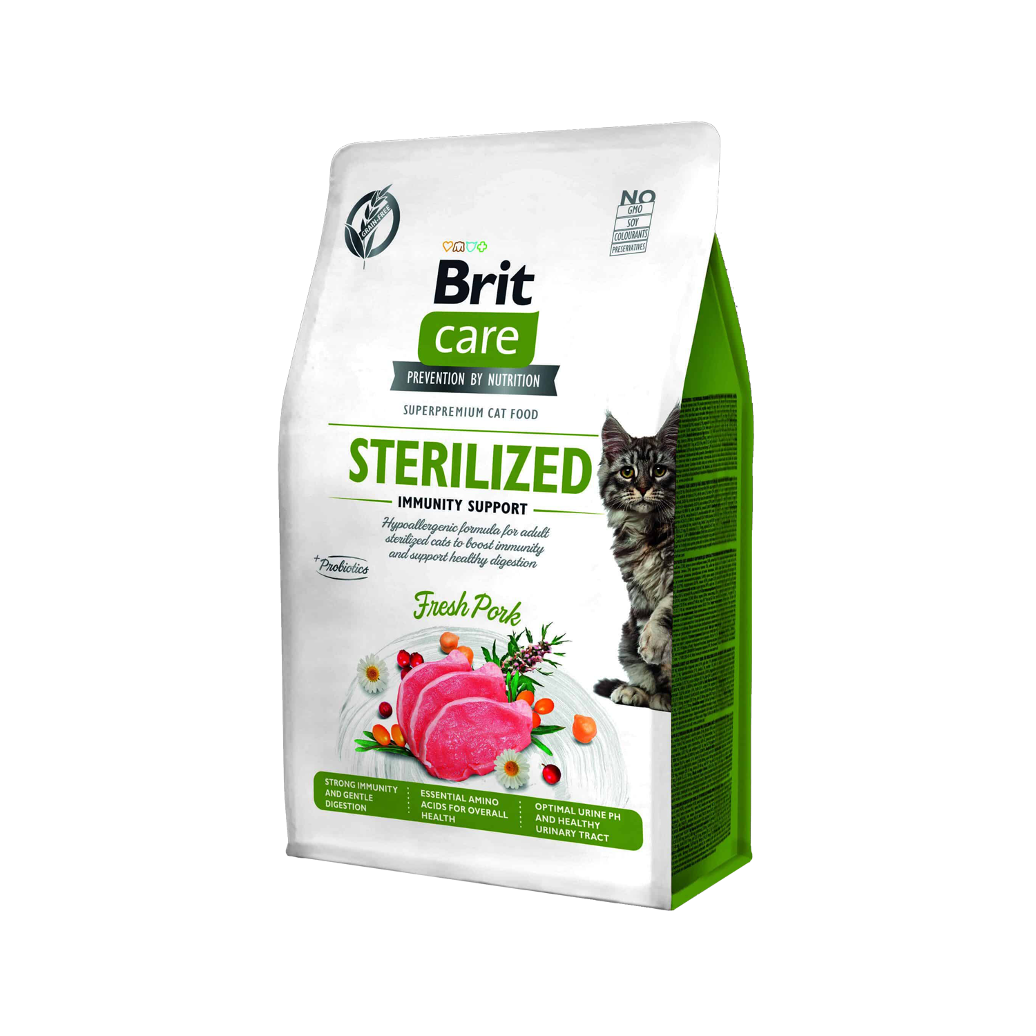 Brit Care Cat - Grain Free - Sterilized Immunity Support -  400 g von Brit